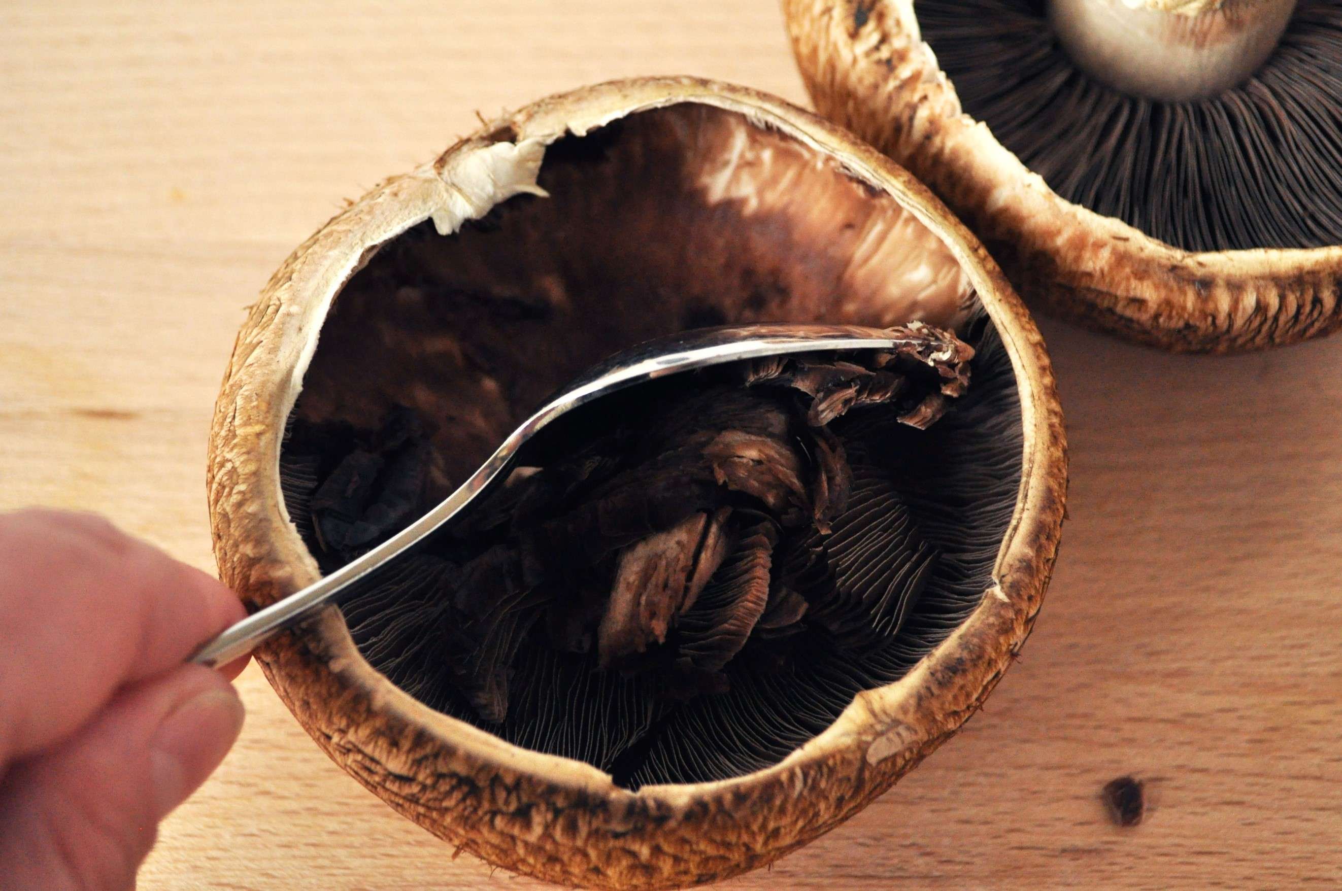 2 Cheesy Grilled Portobello Mushrooms