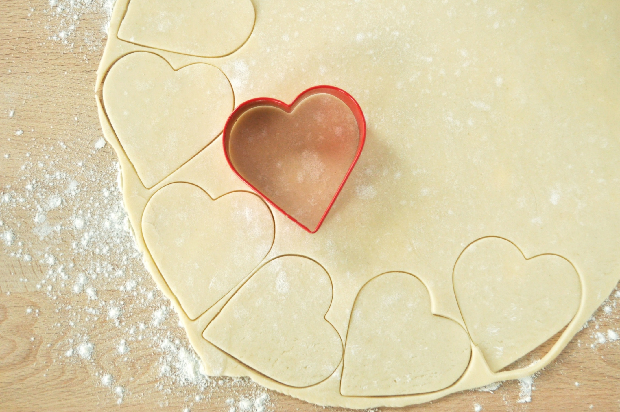 2 Raspberry White Chocolate Heart Pies