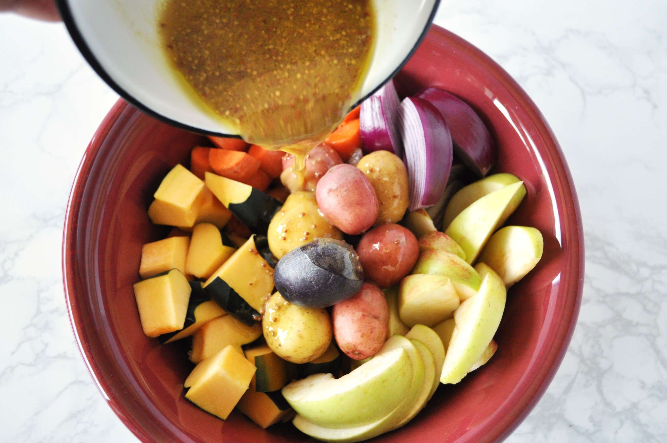 4 Sheetpan Brats and Roasted Vegetables
