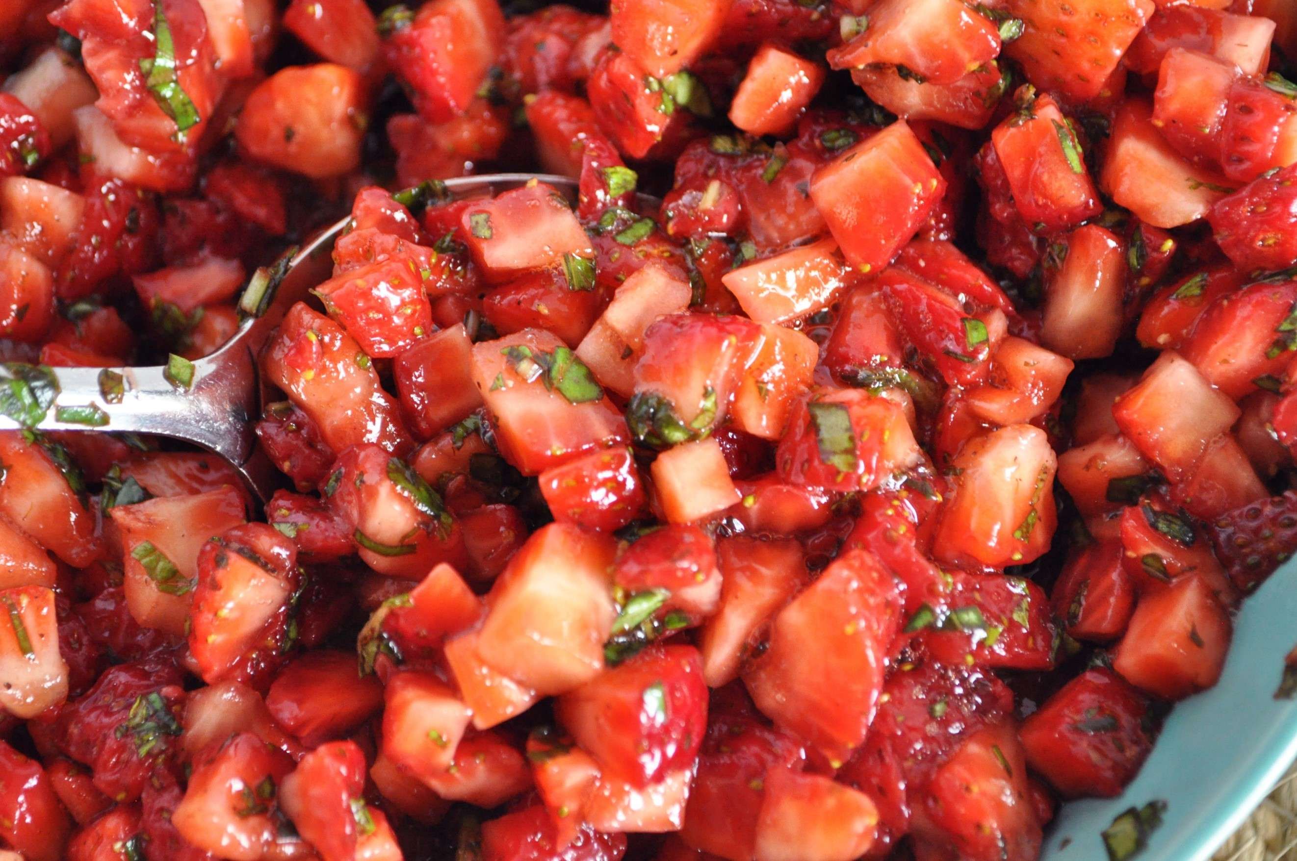 5 Strawberry Balsamic Salsa