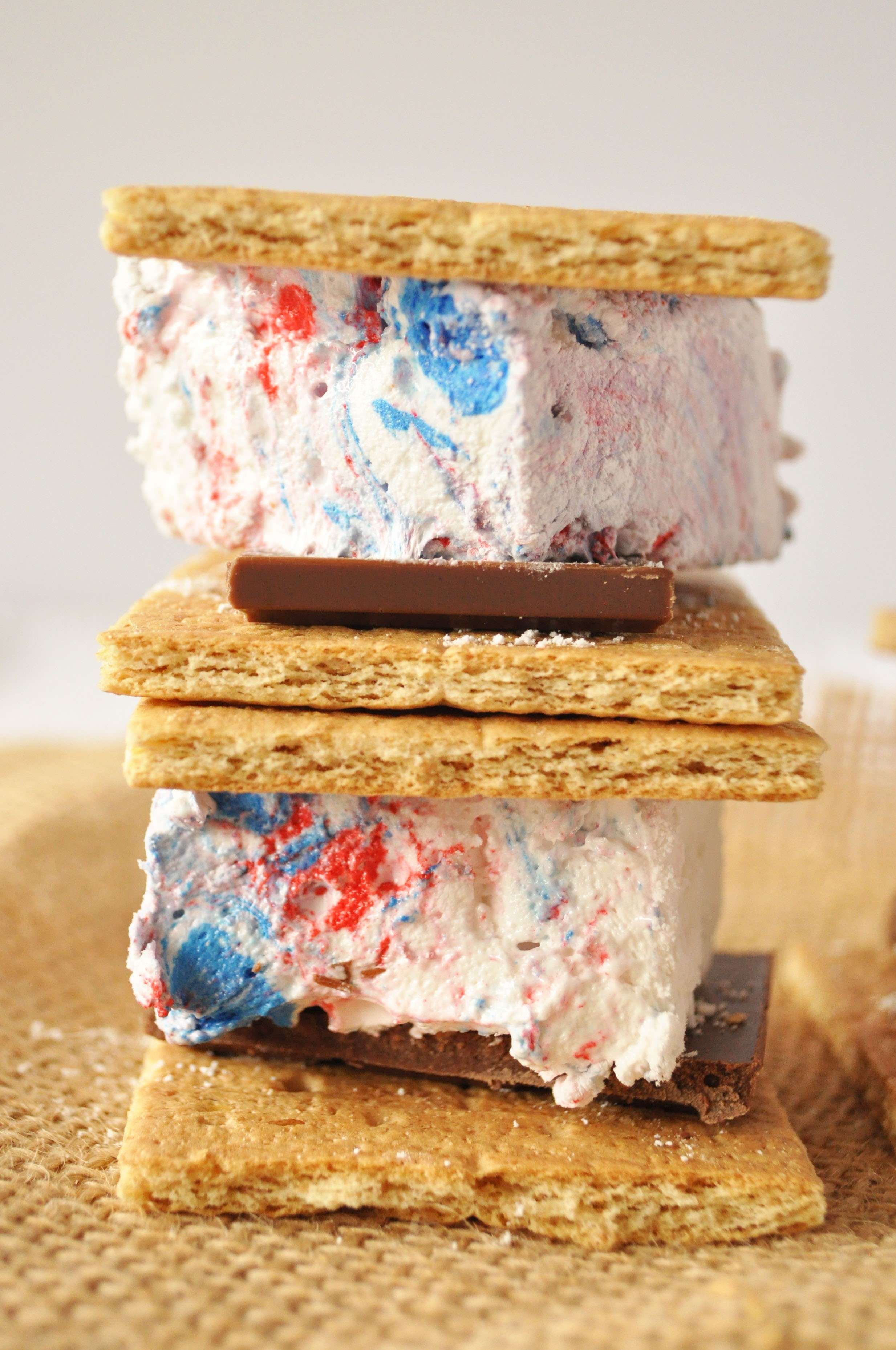 6 4th of July Smores