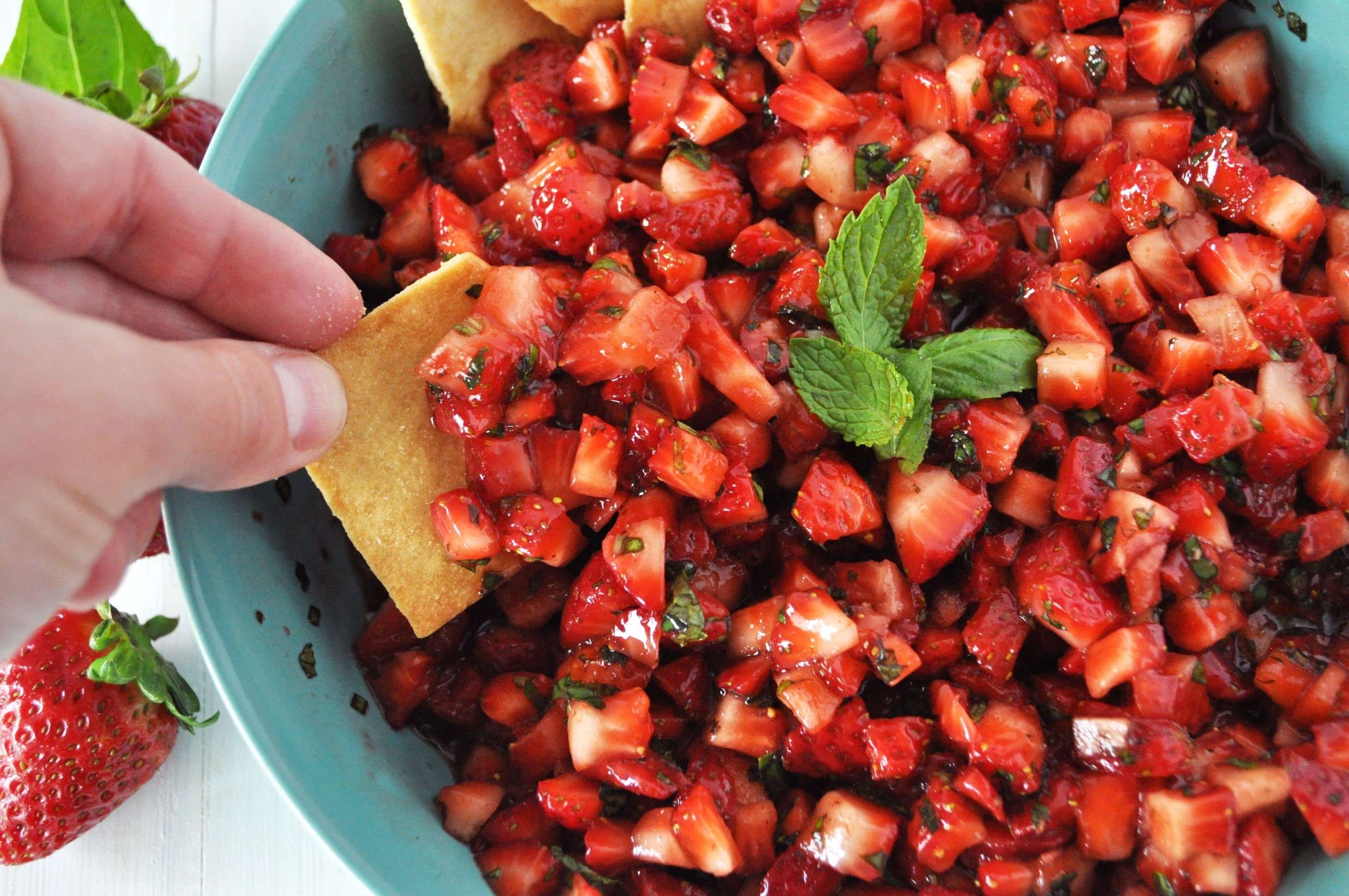 6 Strawberry Balsamic Salsa