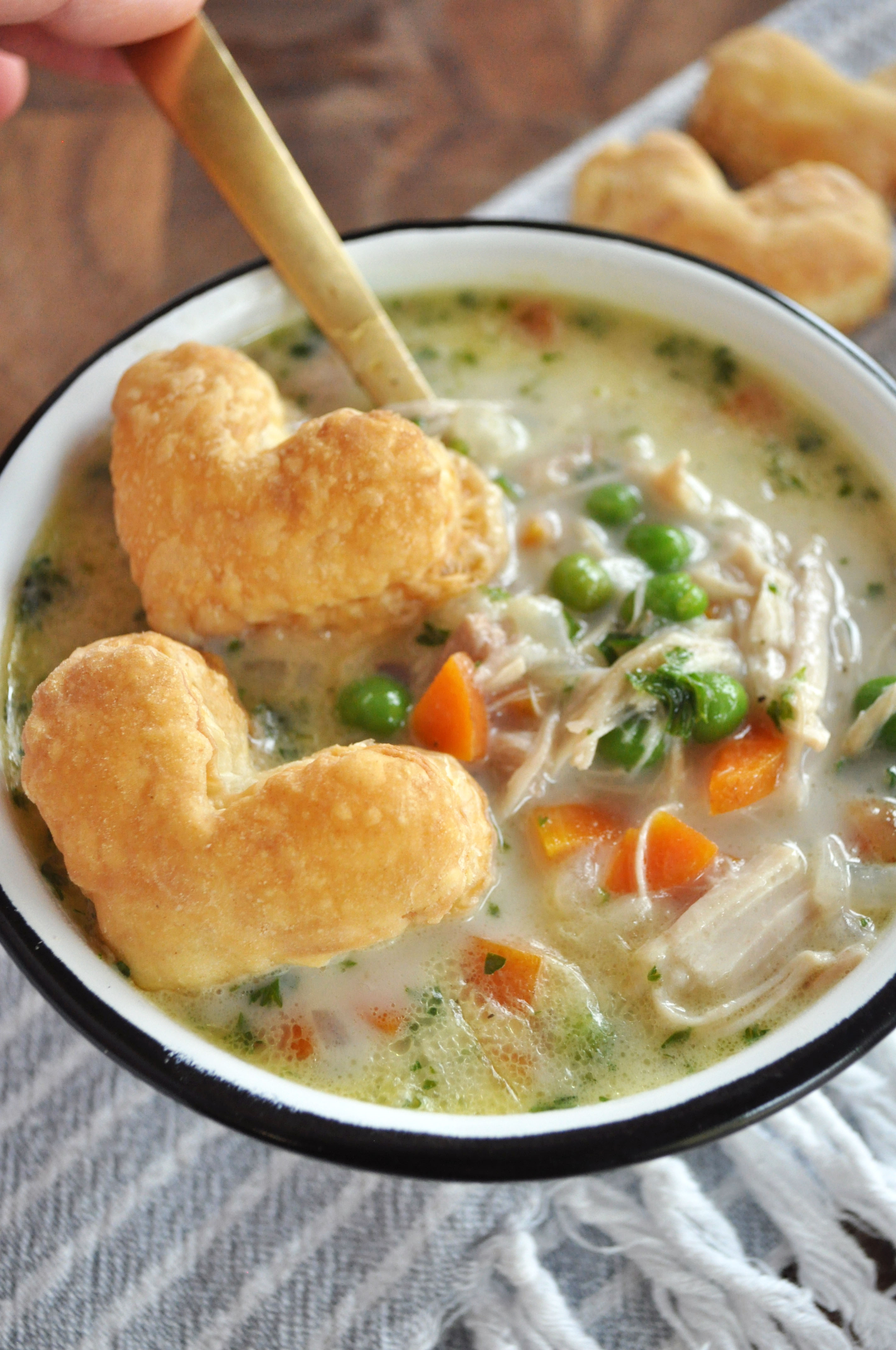 9 Slow Cooker Chicken Pot Pie Soup