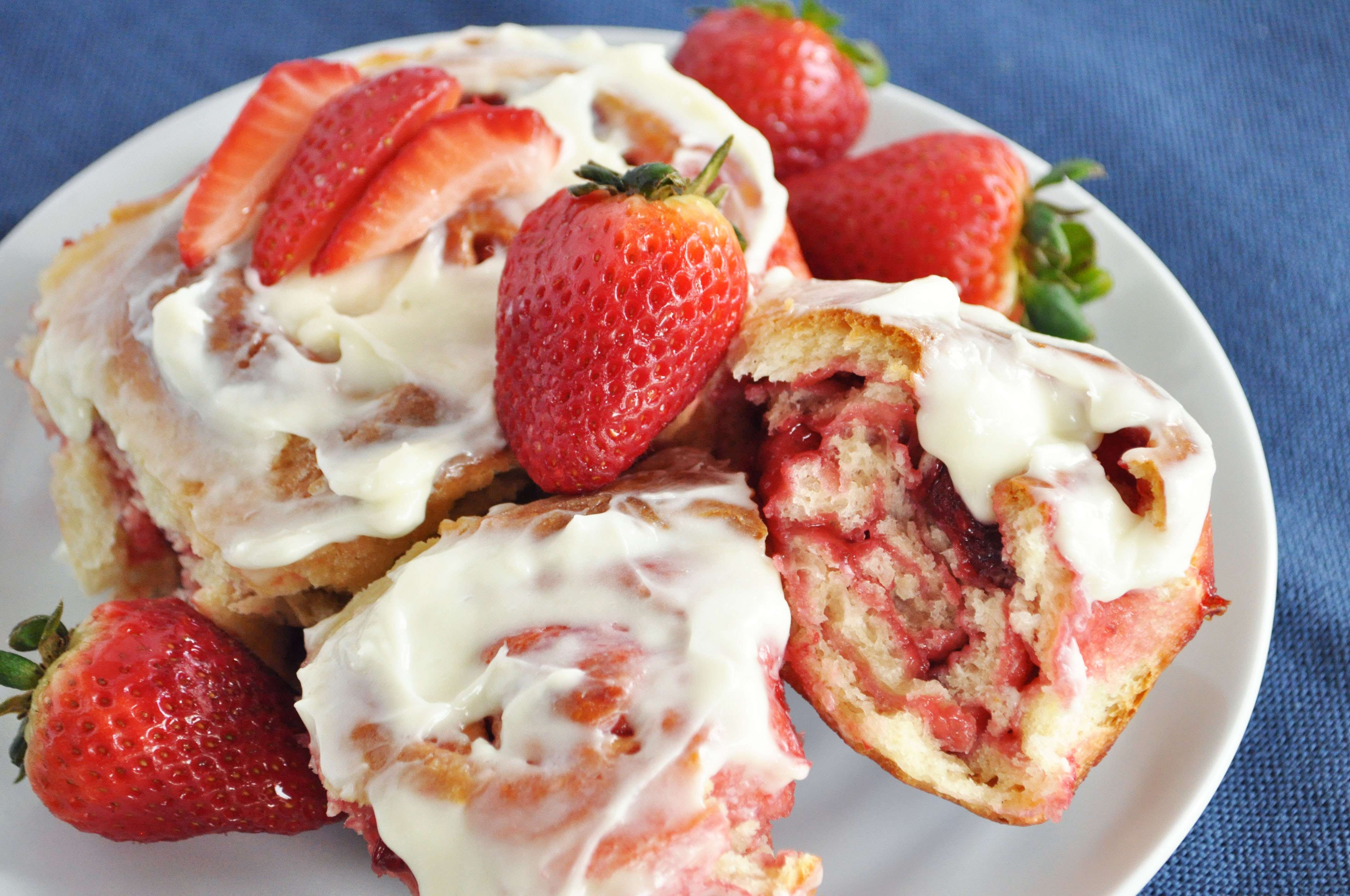 Strawberry Sweet Rolls 2